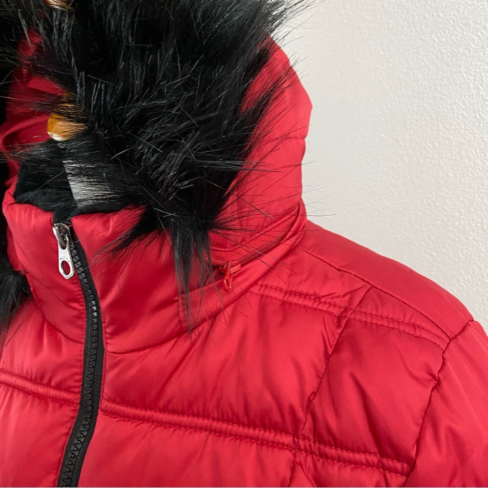 Nautica | Water Resistant Red Hooded Jacket - Picture 10 of 17
